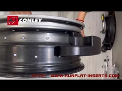 استاندارد ISO 9001 Military Run Flat Inserts برای محافظ تایر پنچر اتوبوس خودروی سواری